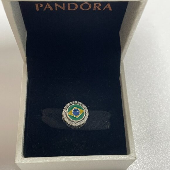 Pandora Brazil Flag Charm - Picture 4 of 5